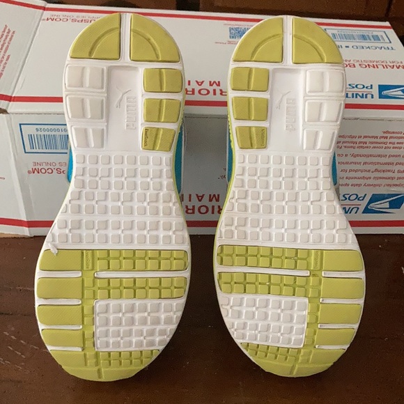 Puma Ortholite Teal Running Shoes - Picture 10 of 11